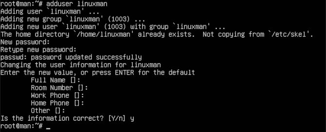 Linux Add User