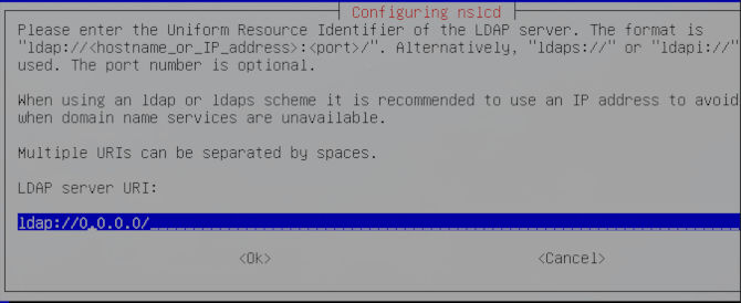 Setup LDAP server