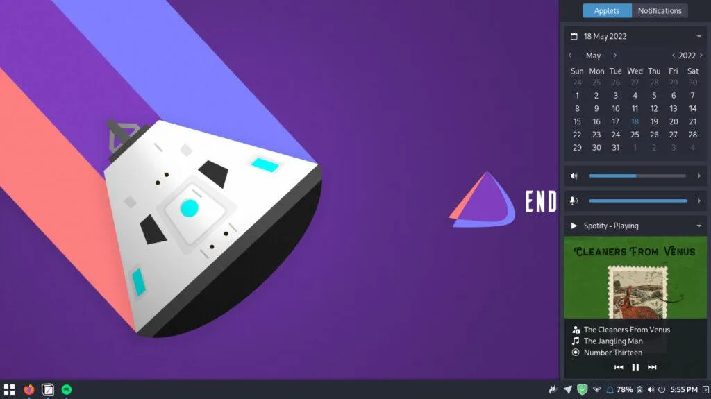 endeavouros-notifications-open