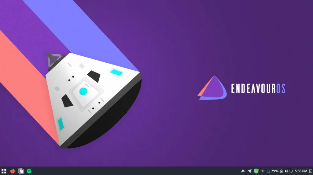 endeavouros-desktop-bar