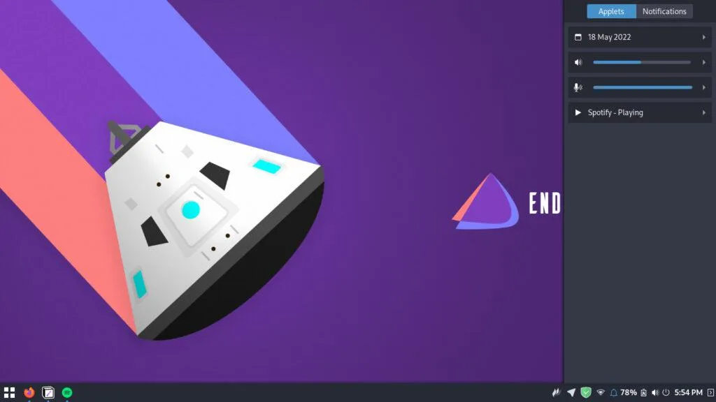 endeavouros-notifications-closed