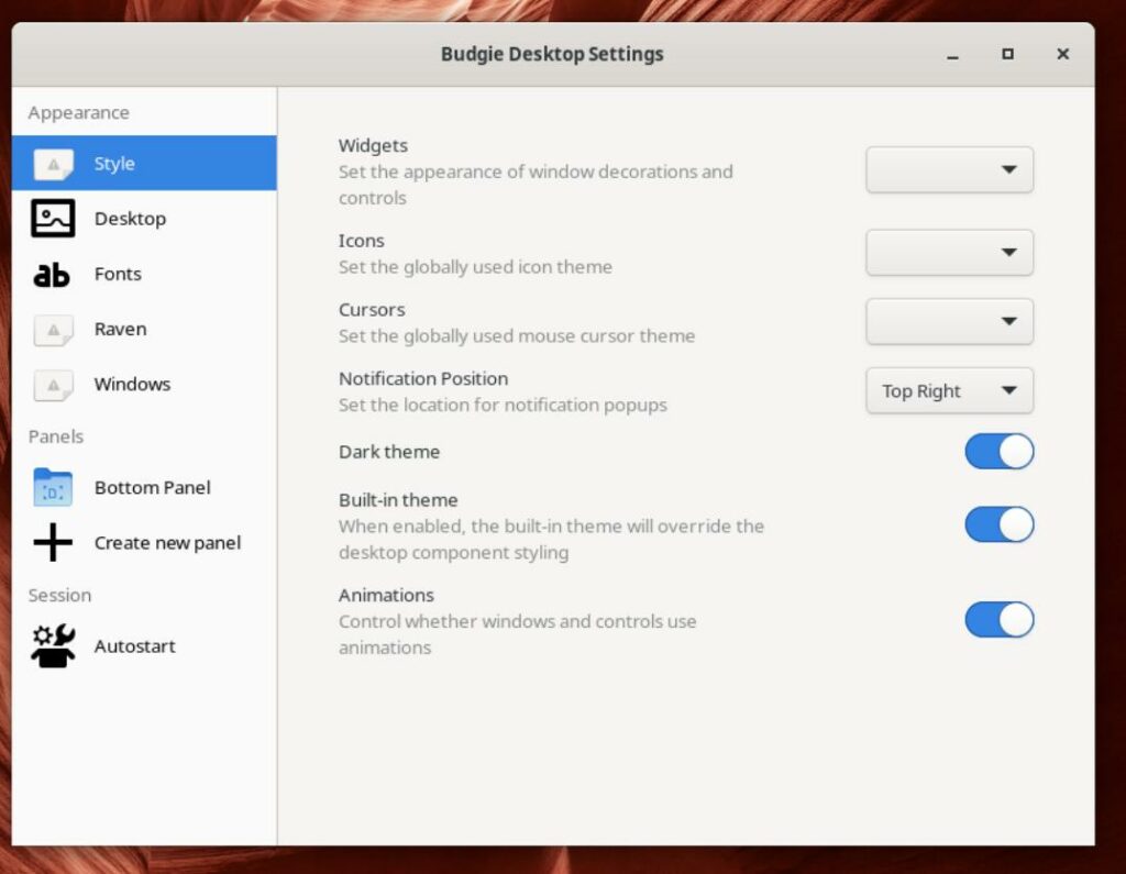 budgie-desktop-settings1